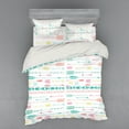 thumbnail image 2 of Ambesonne Hipster Bedding Set 3 Pcs, Pastel Boho Art, Twin XL, Multicolor, 2 of 3