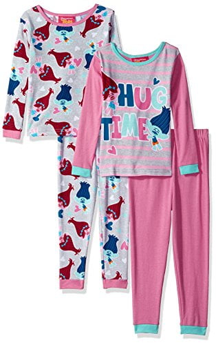 Shorts Pjs Set Kids Size Trolls Pyjamas Shortie Princess Poppy Branch T Shirt