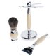 thumbnail image 4 of Set de afeitado para hombre: soporte de afeitado + brocha de afeitar + maquinilla de afeitar para el hogar, im Beige Colcomx Soporte para cepillo de afeitar, 4 of 8