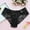 Black, variant on HUPOM Period Underwear For Women Silk Underwear For Women Medium waist Comfort Waist Solid Thong White XL