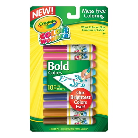 Crayola 10 ct. Color Wonder Mini Markers, Vivid Colors