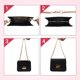 thumbnail image 5 of Bolso cuadrado de mujer Cuero de PU Bolso de mano para mujer Cadena Bolso de un solo hombro para mujer Negro Methold AP1593-00B, 5 of 7
