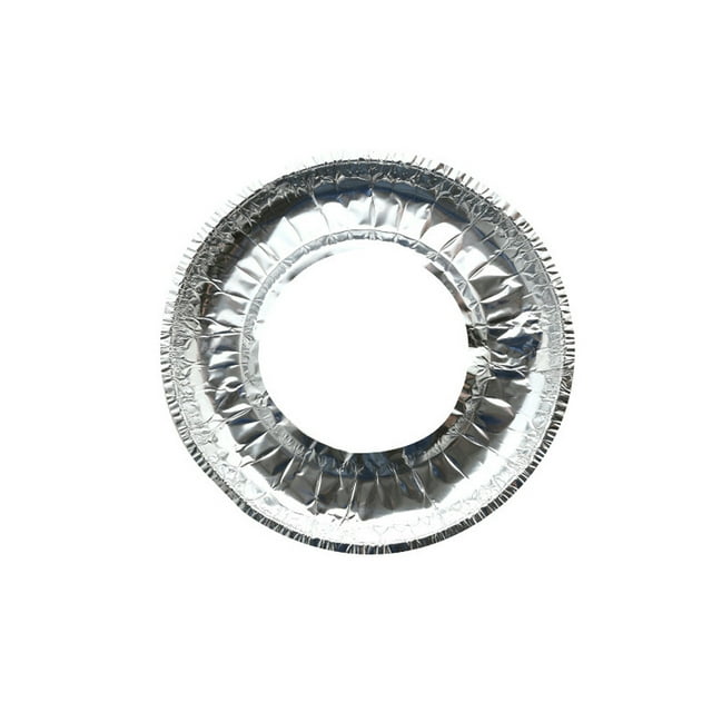 DPTALR 10 Pcs Tapis de Nettoyage en Papier Aluminium pour Cuisinière à Gaz Résistant aux Hautes Températures