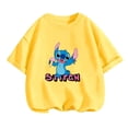 thumbnail image 4 of Camisetas de Disney Stitch de MINISO, camisetas con estampado 3D de dibujos animados de anime, ropa de calle, traje de camión, camisetas de moda para niños y niñas, camisetas, ropa, 4 of 5