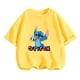 thumbnail image 4 of Camisetas de Disney Stitch de MINISO, camisetas con estampado 3D de dibujos animados de anime, ropa de calle, traje de camión, camisetas de moda para niños y niñas, camisetas, ropa, 4 of 5