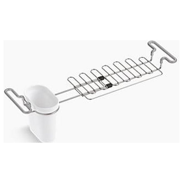 Kohler K-5473-0 Support Utilitaire pour Évier de Cuisine - Blanc