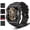 Black, variant on Metal alloy smartwatch with 1.91-inch HD screen and long-lasting battery. Packed with sports, sleep tracking and remote shooting functions.