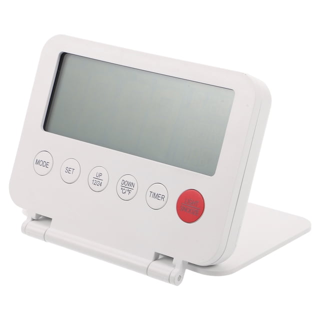 EXHUMKY Digital Compacto Para Dormitorio Con Temperatura Y Fecha Mostradas