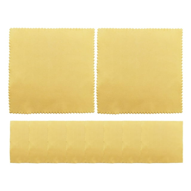 DOLITY 10 Pcs Linges à Lunettes Linges pour Surfaces Lunettes Électronique Jaune