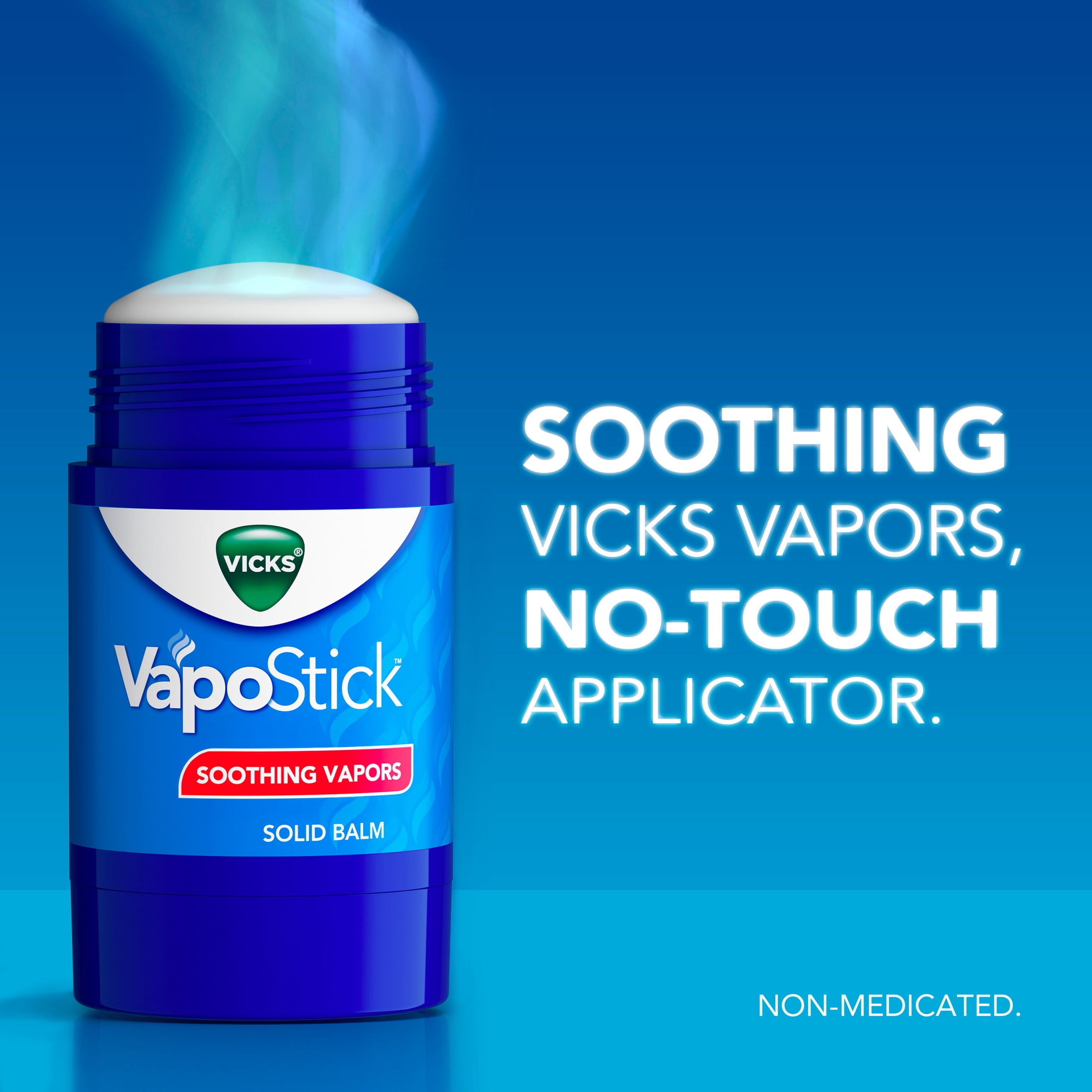 Vicks VapoStick, Invisible Solid Balm with Soothing Vicks Vapors,  Non-Medicated, 2 x 1.25 oz HSA/FSA Eligible - Walmart.com