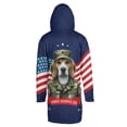 thumbnail image 2 of Happy Father's Day Honoring Veterans Beagle in Army Uniform All Over Print 3D Hooded Duffle Toggle Coat Beagles Dog Lover Gifts Idea - 13007, 2 of 6