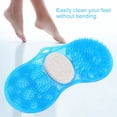 thumbnail image 4 of Foot Massage, Pumice Scrub Stone Foot Exfoliate Cleaner, Silicone For Massage Relaxed, 4 of 8