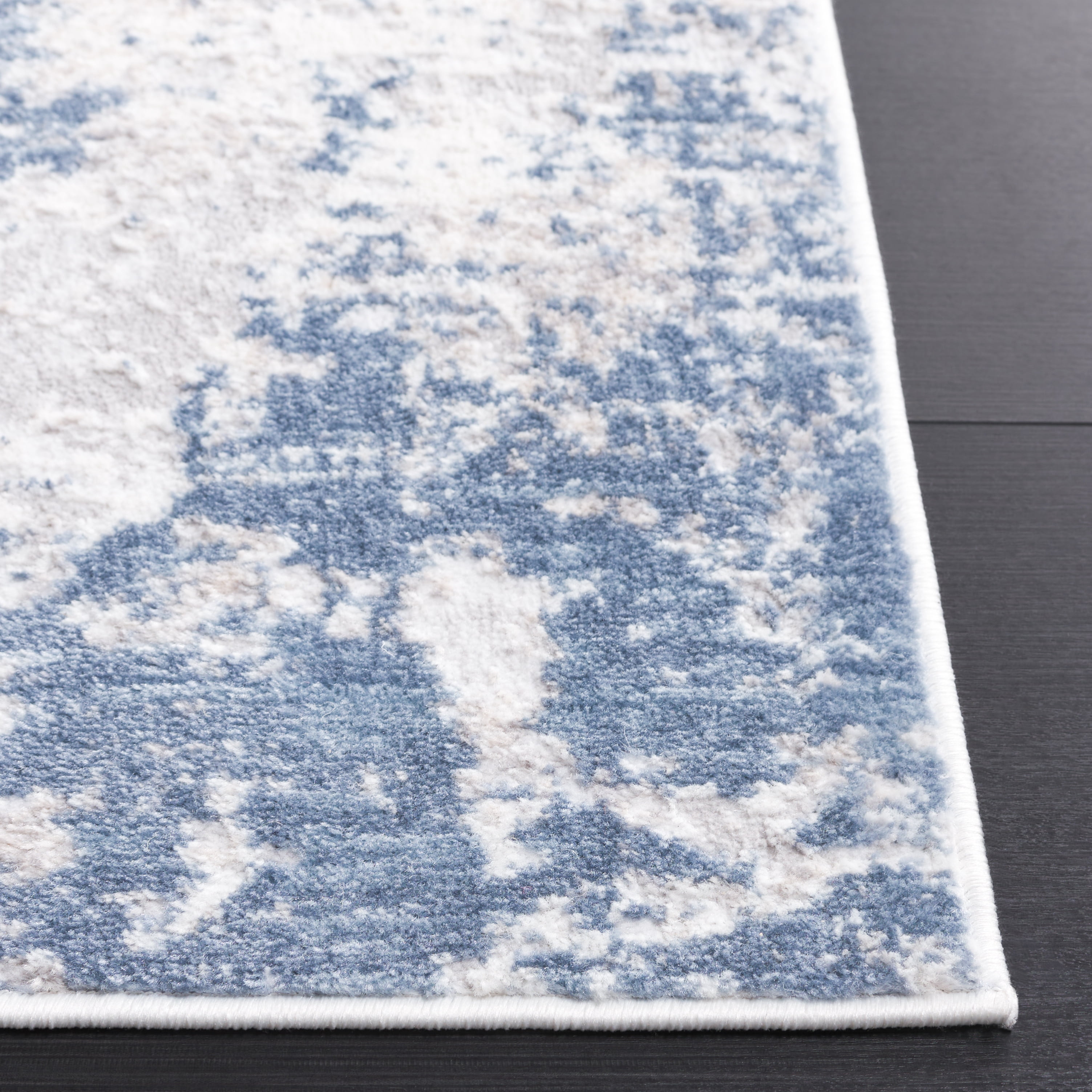 Safavieh Amelia Alastar Abstract Distressed Area Rug, Dark Blue/Gray, 3' x 3' Square