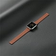 thumbnail image 7 of Slim Leather link for Apple Watch Band 38mm 40mm 41mm 42mm 44mm 45mm, ALMNVO Compatible for iWatch Series 7/6/5/4/3/2/1/SE, Magnetic Bands Compatible for Apple Watch Bands for Women ,Brown, 7 of 7