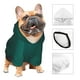 thumbnail image 3 of Fotbe Dark teal green Sudadera con Estampado para Perros Pequeños – Suéter con Capucha para Mascotas, Tela Suave de Forro Polar con Bolsillo-Large, 3 of 7