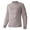 Khaki, variant on Men's Big and Tall Striped Elastic Knit Round Neck Loose Fit Sweater