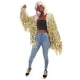 thumbnail image 2 of HPO Adult Tinsel Jacket Unisex Cosplay, Halloween Costume with Loose Fit, Large, 2 of 7