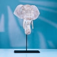 thumbnail image 2 of Abstract Art Elephant Head Resin Sculpture for Modern Home Decoration, Influencer Picks Adorning Items for Living Room, Office, Desk, Bookshelf, Shelf, Nightstand, TV Stand, 2 of 10