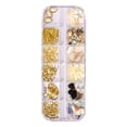 thumbnail image 2 of SeekLGT Abalone Shell Pieces Seashell Nail Charms 3D Pearlized Shell Flakes Thin Crushed Shell Slices for Acrylic Nails Art Design DIY Craft Decoration Kit, 1 pc, 2 of 5