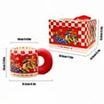 thumbnail image 3 of Hearth & Gear Festive Ceramic Mug With Snowman And Santa Design Square Shape Holiday Coffee Cup For Beverages And Seasonal Yesteryear Coffee Mugs Wide Mug Large Drinking Cups Set Small Glass Drinking, 3 of 3