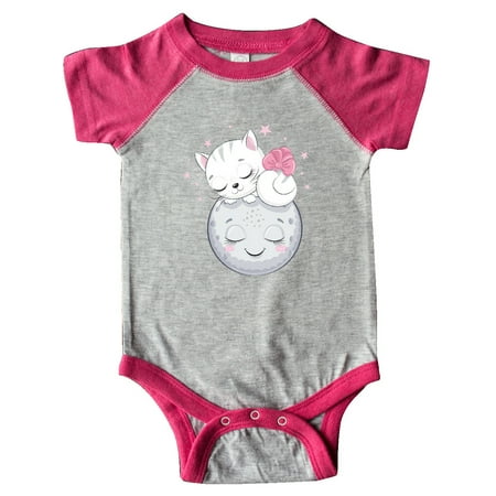 

Inktastic Cat on the Moon Gift Baby Boy or Baby Girl Bodysuit
