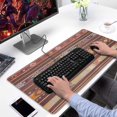 thumbnail image 2 of Long Mouse Pads for Desk,Boho Red Multicolored Ethnic Pattern Desk Mats on Top Of Desks, Desk Mouse Pad Extra Large with 3mm Non-Slip Base and Stitched Edge for Gaming,Office,Work,Home 31.5"x15.7", 2 of 6
