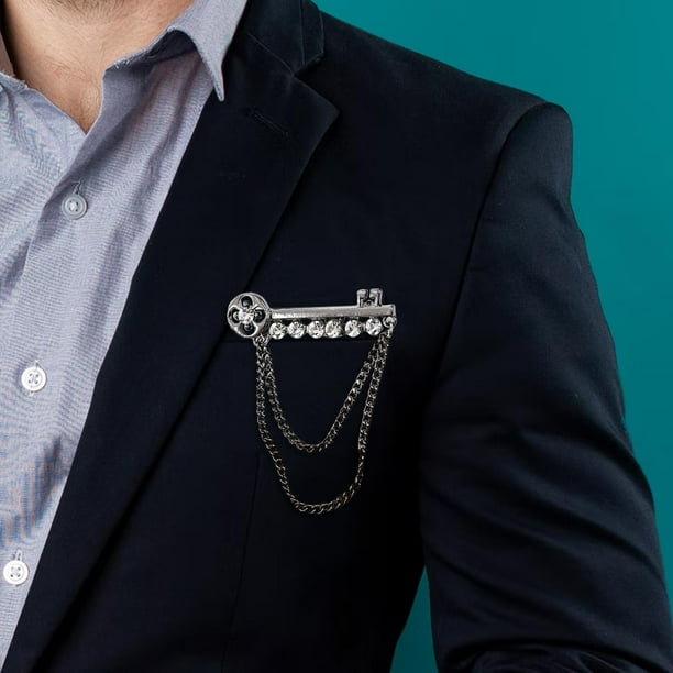 Coat shop pocket brooch