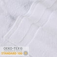thumbnail image 3 of BNM Zero Twist Cotton Hand Towel Set of 6, White, 3 of 10
