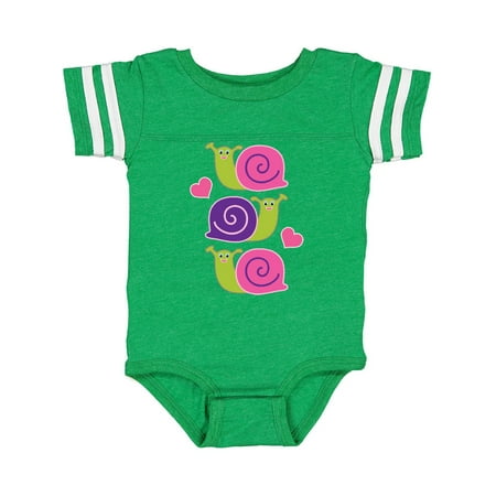 

Inktastic Snail Lover Girl Garden Snails Gift Baby Girl Bodysuit