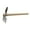 D, variant on Limei Stainless Steel Double Headed Pickaxe with Wooden Handle Loosening Soil Digging Multifunctional Mattock Pickaxe Gardening Tools