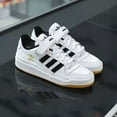 thumbnail image 3 of MENS Adi-das FORUM LOW ORIGINALS WHITE BLACK GOLD CASUAL BASKETBALL ATHLETIC SHOE, 3 of 6