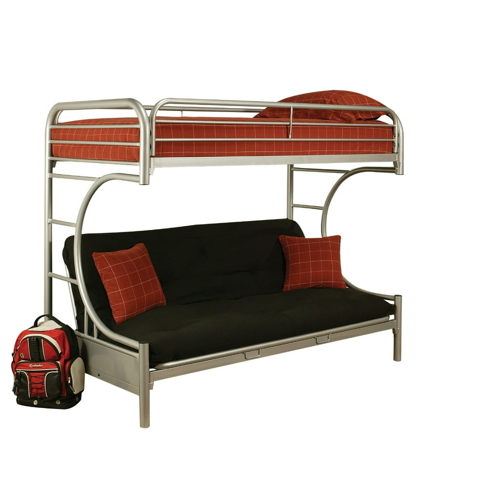 Eclipse Twin Xl Over Queen Futon Metal Bunk Bed wi