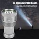 thumbnail image 3 of Antorcha LED, XHP70 LED 13000lm Linterna de alta luz de emergencia Rendimiento inigualable, 3 of 9