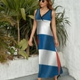 thumbnail image 6 of Bandera Cubana Dress Fashion Boho Beach Long Dresses Female Party Printed Maxi Dress, 6 of 9