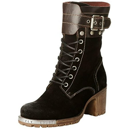 FLY London - FLY London Womens Lask Suede Buckle Harness Boots ...