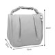 thumbnail image 3 of Bolso De Cosméticos Bolsa de lavado colgante Bolsa de cosméticos de gran capacidad Nube plisada para viajes (Gris) Likrtyny Para Estrenar, 3 of 6
