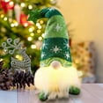 thumbnail image 3 of DefiDgd Christmas Plush Gnomes Doll with Light,Battery Operated Xmas Winter Decorations Handmade Figurines for Xmas Gifts Table Ornaments Dinner Party Supplies(Green), 3 of 6