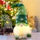 thumbnail image 3 of Adorno navideño de anciano sin rostro con sombrero de estrella iluminado | Muñeco colgante con patas para árbol y chimenea | Colores rojo, gris y verde, 3 of 5