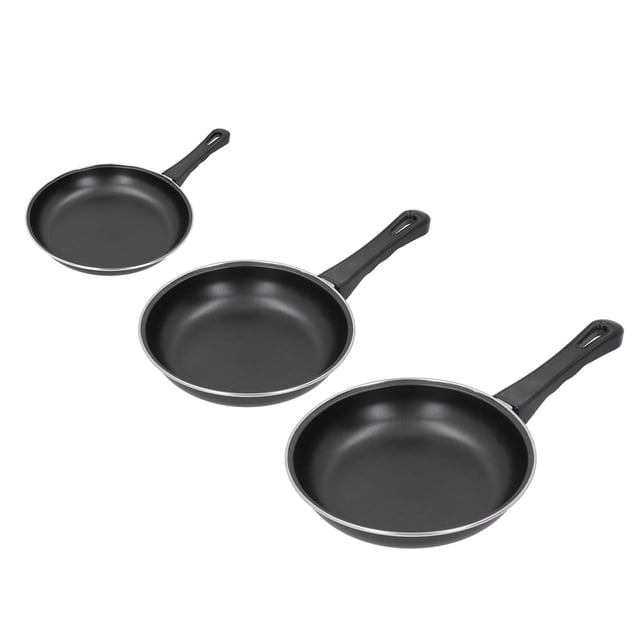Kitchen Utensil,3Pcs Frying Pan Set Non Stick Cookware Non Stick Pan Set Masterfully Created