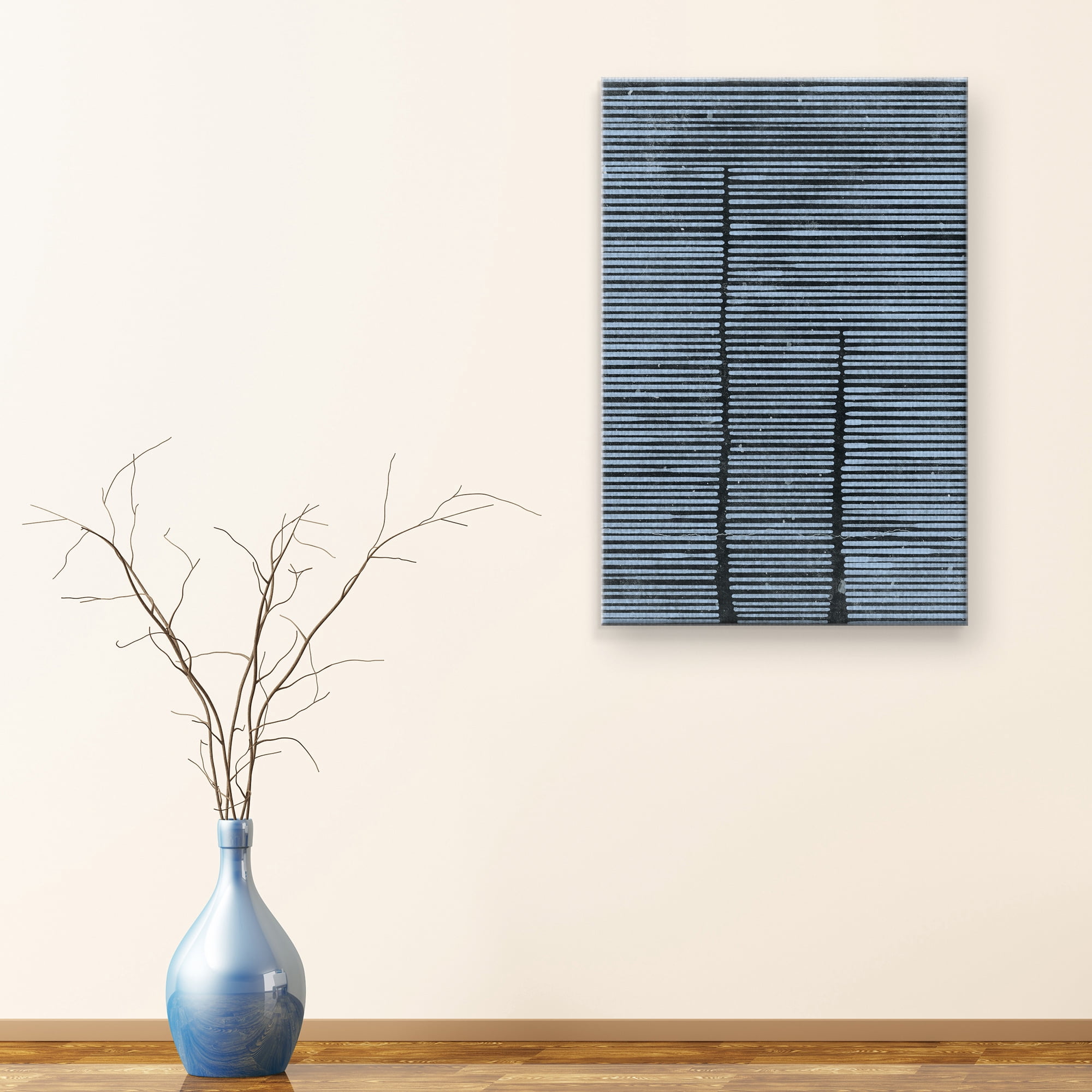 Masterpiece Art Gallery Periple Abstract Stripes By Belle Maison Canvas Art Print 24" x 36"