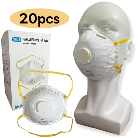 FFP2 Cup-shape Mask with Valve CE Anti Droplet Filter Headwear Mouth Masks 4-Layer NR Mascarillas 20pcs /Pack