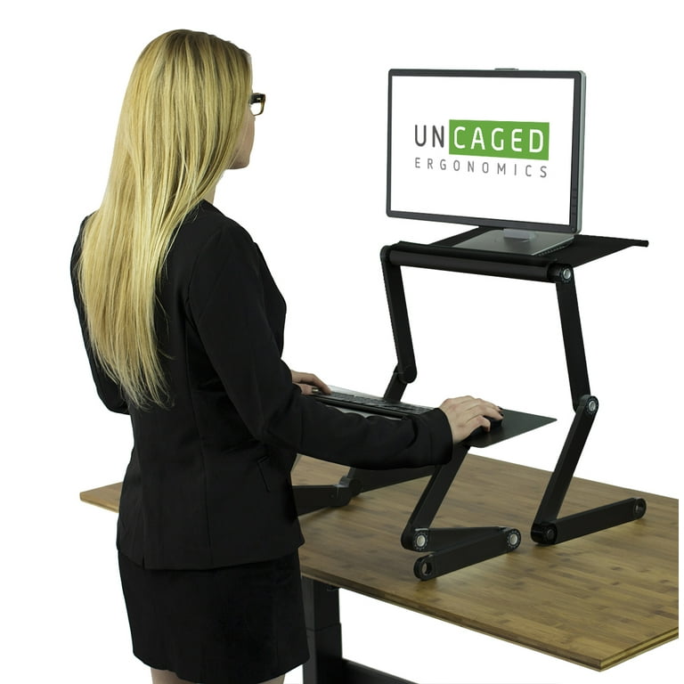 Uncaged Ergonomics WorkEZ Light Laptop Stand (Black)