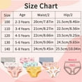 thumbnail image 5 of Girls Underwear, 6 Pack Toddler Kids Underwear 100% Cotton Panties for 2-8 Years Girls, 5 of 5