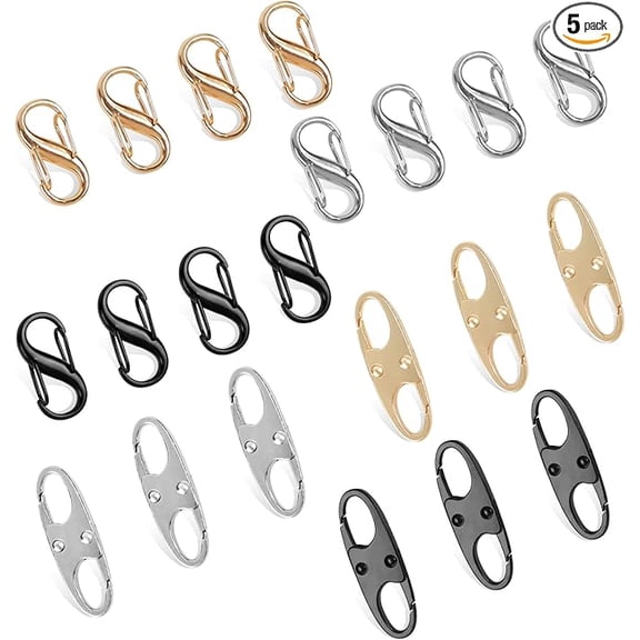 Annvchi Lock Combo, Total  21PCS Clips Anti-Theft, Locks Anti-Theft for Luggage, Clothing, Backpacks, Boots, Purses, Travel Outdoor Sports