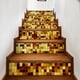 thumbnail image 3 of Juego de 6 pegatinas autoadhesivas para escaleras con diseño de paisaje 3D, 3 of 8