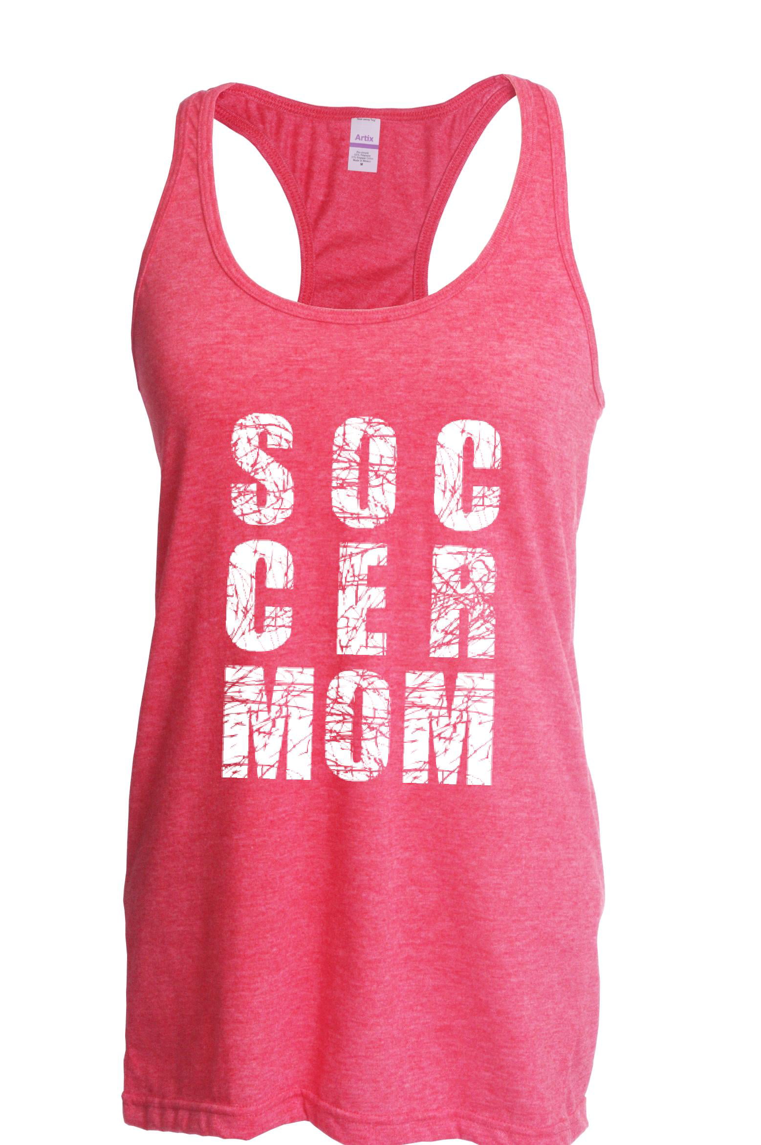 Womens Soccer Mom Racerback Tank Top - Walmart.com - Walmart.com