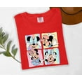 thumbnail image 3 of Moonlight Apparel Minnie Mickey Mouse Fun Faces T-Shirt Comfort Multi-Colors Cartoon Tee Disney Family Shirt Minnie Mouse Birthday Outfit Colorful Disney World Tee Cute Kids Character Shirt, 3 of 5