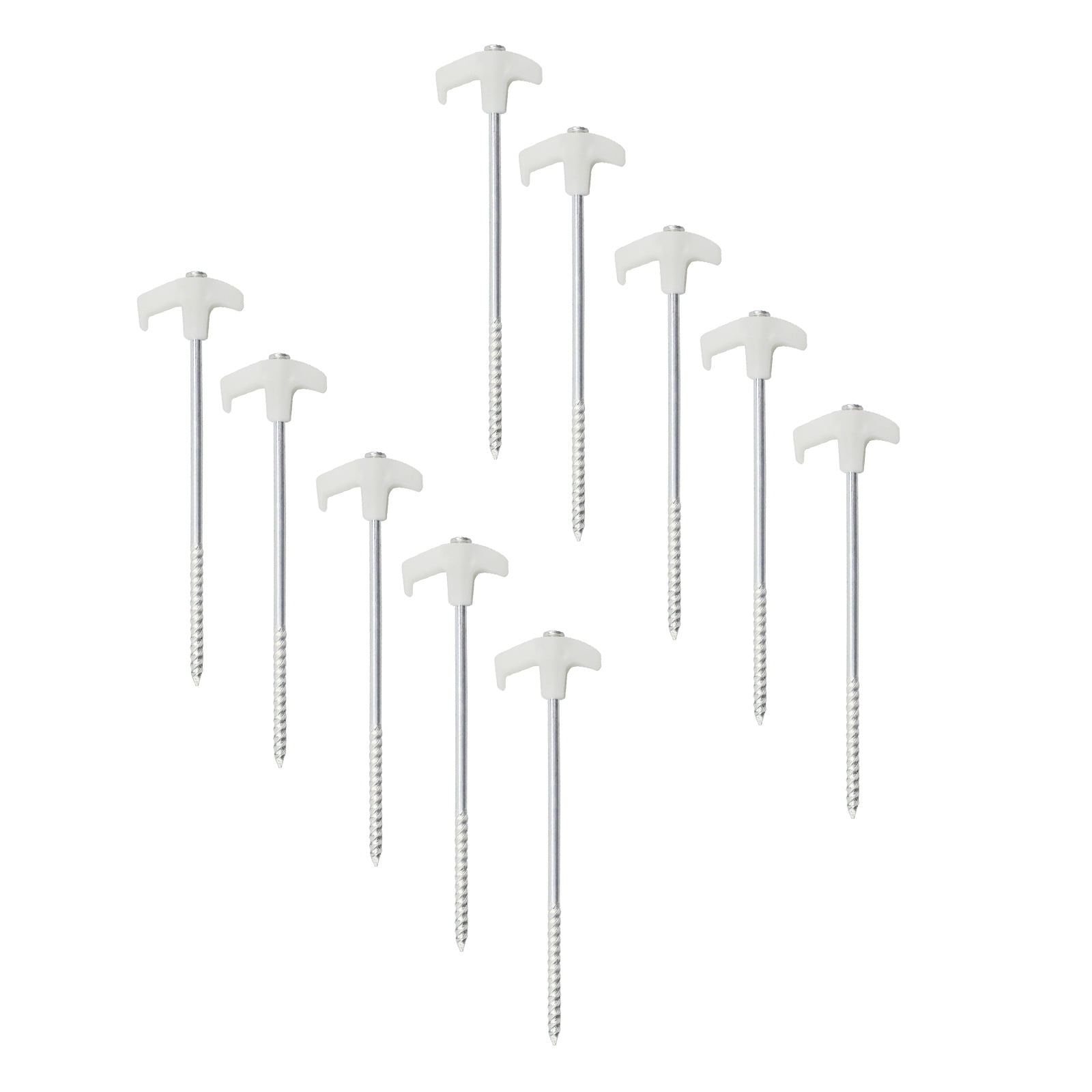 10pack Outdoor Travel Camping Tarps Stakes Ground Stakes Organizers Tent Peg for Toughs Ground Conditions
