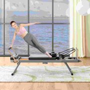 Exercise Equipment Pilates core bed, foldable home high quality, yoga studio same commercial fitness equipment, black,Workout Equipment