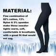 thumbnail image 3 of EMEM Apparel Unisex Baby Infant Toddlers Girls' Boys Kids Children's Flat Knit Cotton Sweater Winter Opaque Footed Tights Hosiery Stockings Navy 6-12, 3 of 5